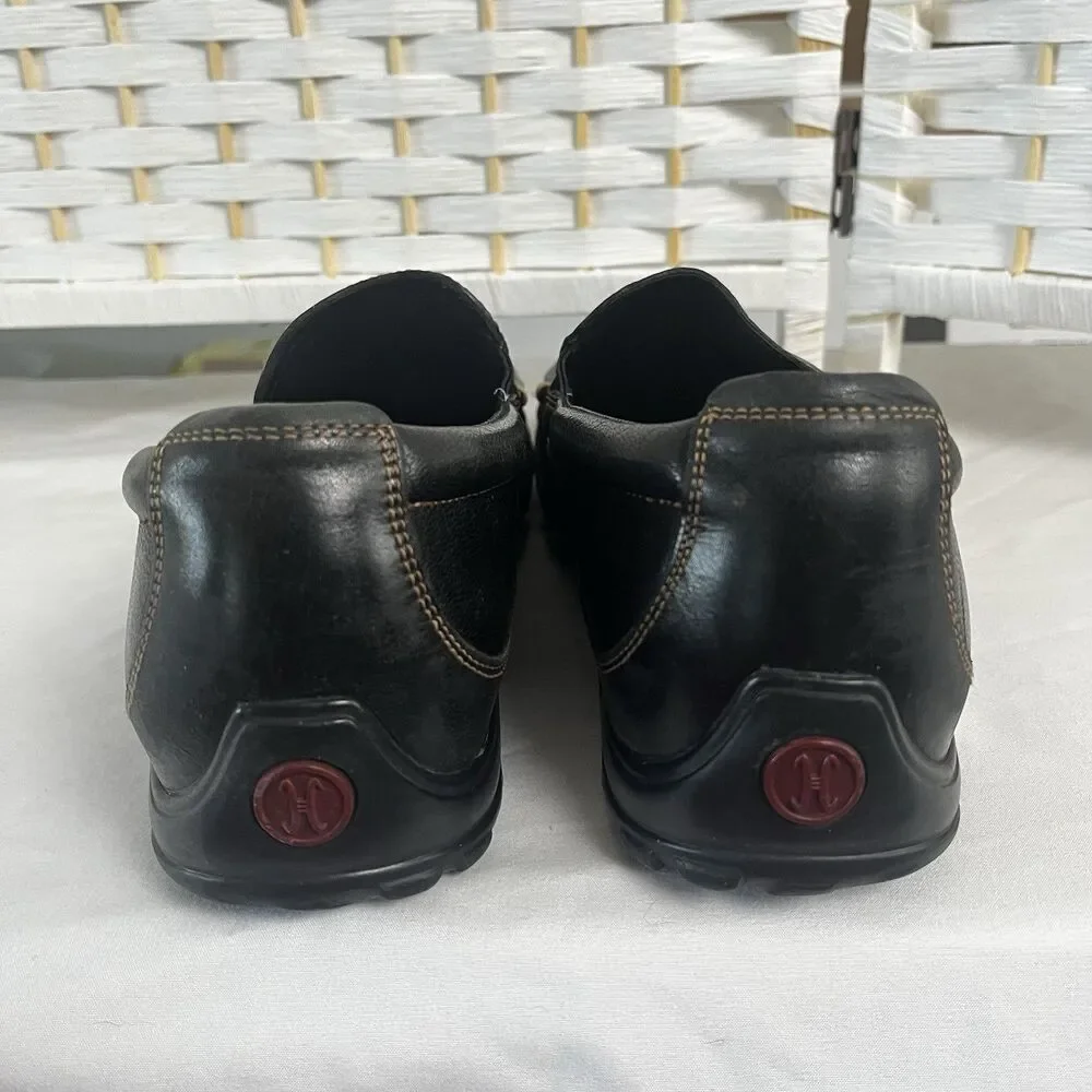 Cole Haan Men's Tucker Venetian Black Leather Loafers Size 9 M Driving Shoes